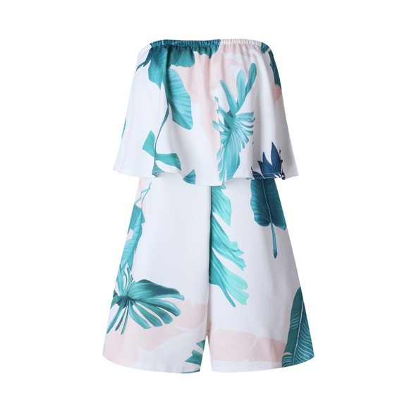 Palm Leaves Romper - Picture 2 of 3